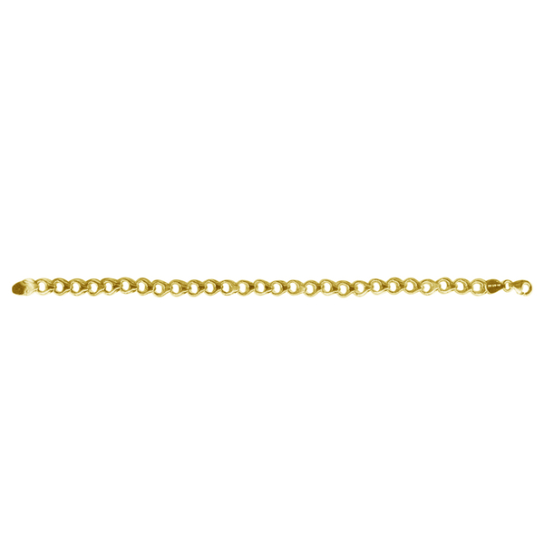 9K Y Gold Link Necklace (Size 18), Gold wt 11.30 Gms.