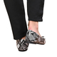 La Marey Snake Skin Pattern Loafer Shoes (Size 3) - Black & White
