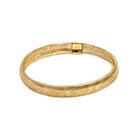 Italian Made 9K Yellow Gold Stretchable Mesh Bracelet (Size 7-10)