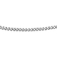 Sterling Silver Panza Curb Chain (Size 18) With Spring Ring Clasp.