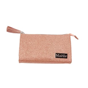 Maelle: Glam & Go Beauty Bag (21x12x6 cm) - Pink Colour