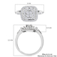 RHAPSODY 950 Platinum IGI Certified Diamond (VS/E-F) Ring 0.50 Ct, Platinum Wt. 5.36 Gms