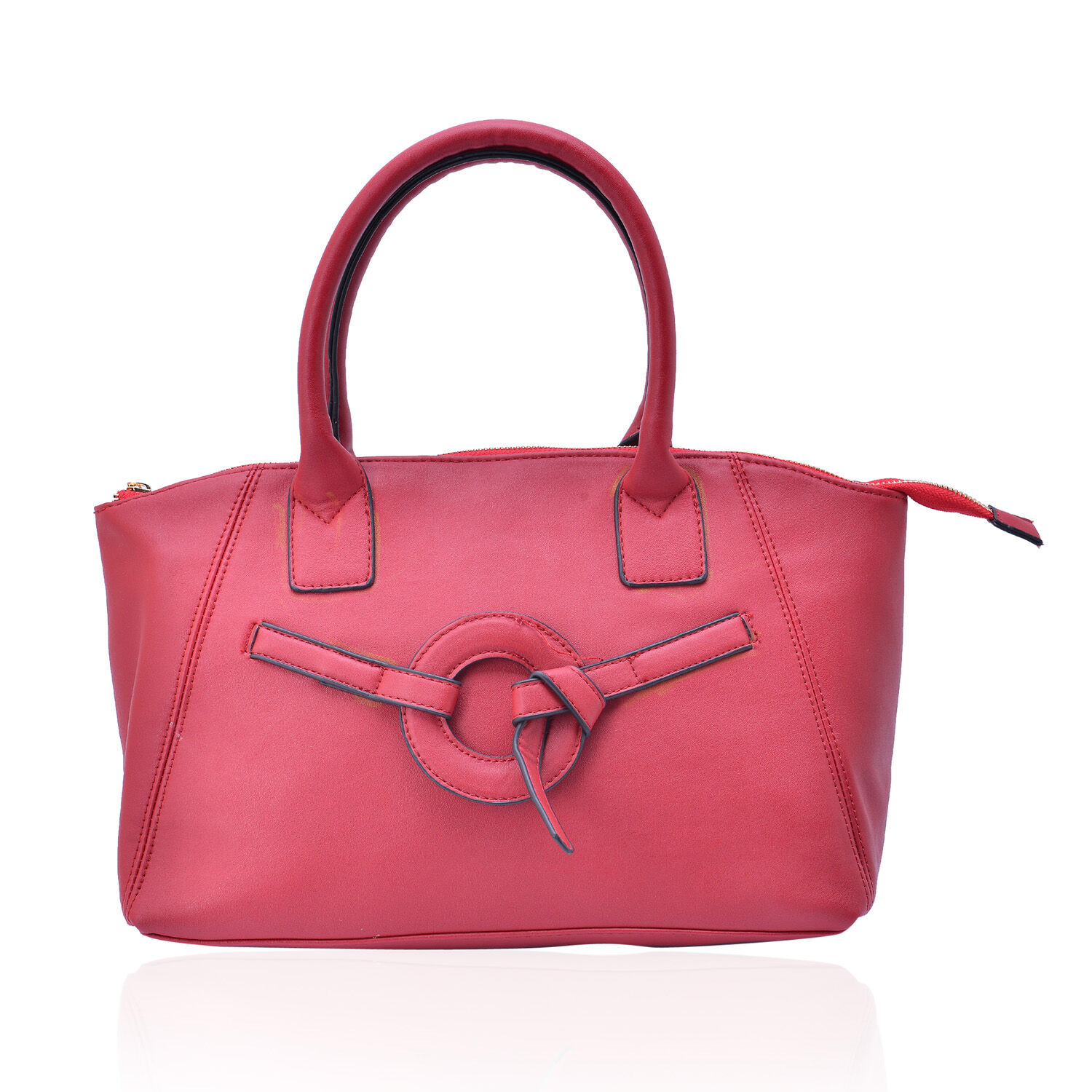 Fuchsia Plaid Deluxe Market Tote