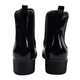 Faux Leather Gusset Boots (Size 5) - Black