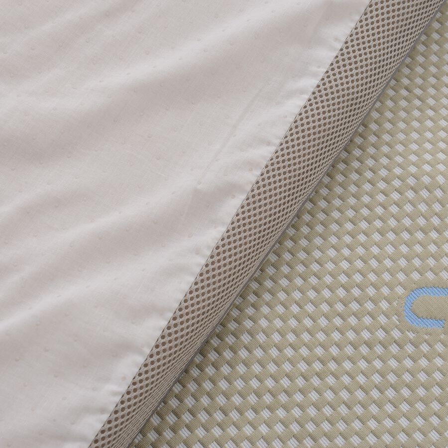 Copper Infused 5 Zones Memory Foam Mattress Topper in KING (Size