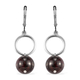 2 Piece Set - Mozambique Garnet Necklace and Hook Earrings in Stainless Steel 29.00 Ct.