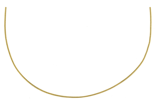 Close Out Deal  18K Yellow Gold Snake Chain (Size 20), Gold Wt 3.90 Gms