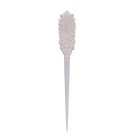 Bali Collection - Craved Bone Craft Hair Bun Holder (Size:15x2Cm) - White
