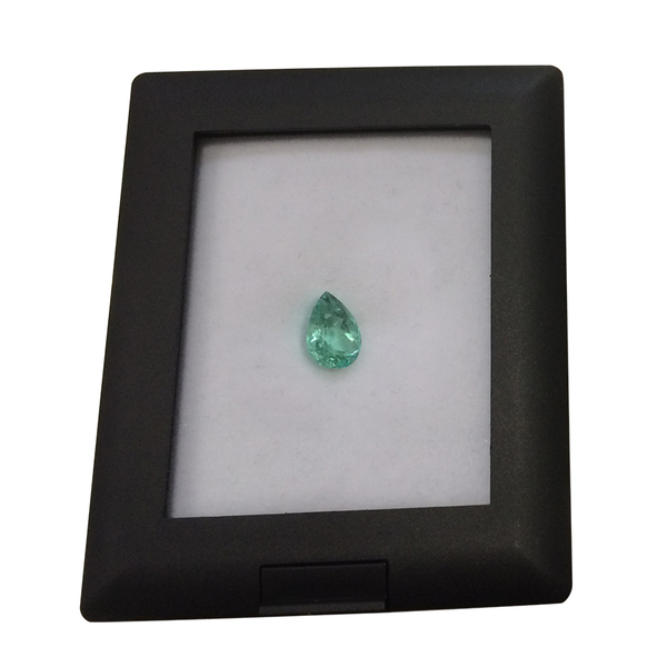 Boyaca Colombian Emerald (Pear 9.3x6.5 Faceted 3A) 1.550 Ct.