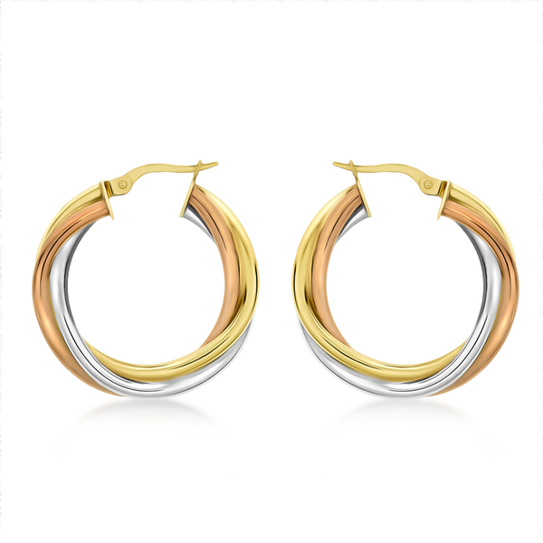 9K Yellow Gold  Earring,  Gold Wt. 4.2 Gms