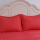 Pinsonic Quilt (Size King) and 2 Pillow Case - Coral Colour