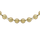 Hatton Garden Close Out Deal 9K Yellow Gold Diamond Cut Balls Necklace (Size - 22) with Lobster Clas