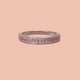 9K Rose Gold Natural Pink Diamond Half Eternity Ring 0.50 Ct.