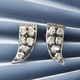Polki Diamond Earrings (with Push Back) in Platinum Overlay Sterling Silver 0.51 Ct.