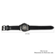GENOA Classy Mechanical Watch with Black Leather Strap