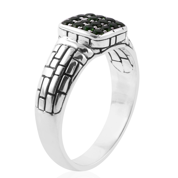 Bali Legacy Collection Chrome Diopside (Rnd) Ring in Sterling Silver