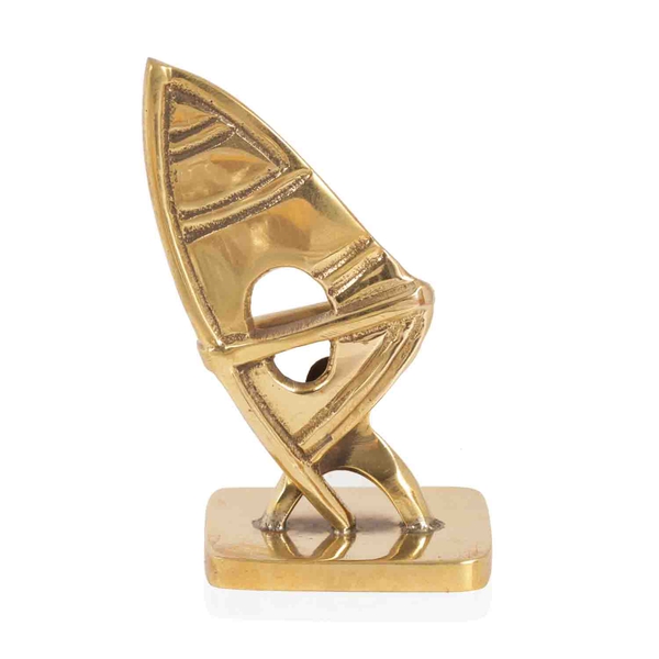 Home Decor - Windsurfer Paper Weight in Gold Tone