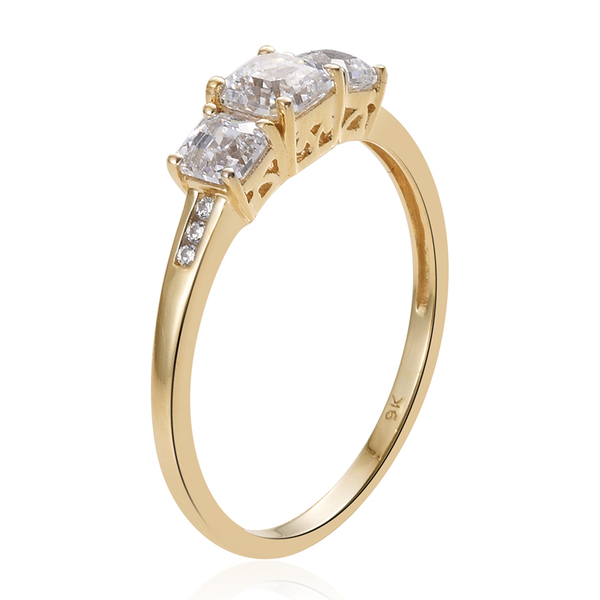9K Y Gold (Oct) Ring Made with Finest CZ