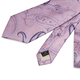 William Hunt- Silk Paisley Print Tie - Pink