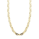 NY Close Out Deal - Yellow Gold Overlay Sterling Silver Mariner Link Chain (Size - 24) With Lobster Clasp