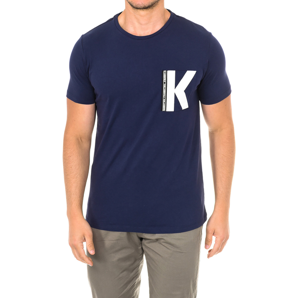 Karl Lagerfeld - Mens Logo T-Shirt Short Sleeve (Size M) - Navy