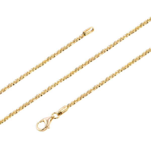 Hatton Garden Close Out - 9K Yellow Gold Margherita Necklace (Size - 30), Gold Wt. 3.93 Gms