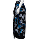 Bali Collection - 100% Rayon Women Butterfly Pattern Sarong (Size:160x105Cm) - Black, Blue and White
