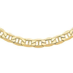 Hatton Garden Close Out - 9K Yellow Gold Rambo Necklace (Size - 20) with Lobster Clasp, Gold Wt. 8.2