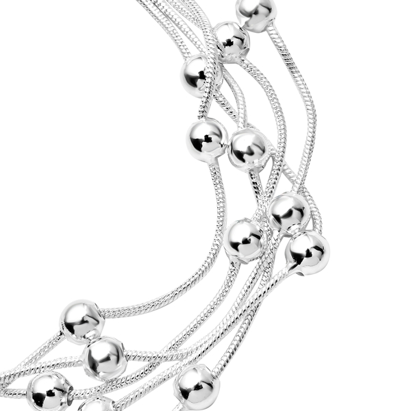 Bracelet (Size - 8) in Silver Tone