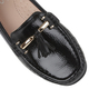 Lotus Crinkle Patent Mia Loafers (Size 6) - Black