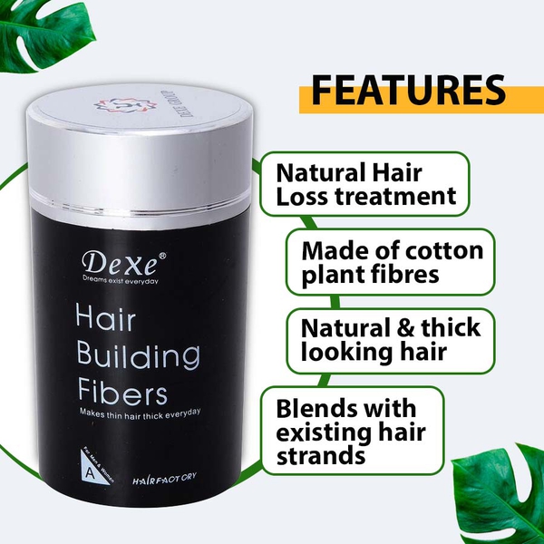 DeXe: Hair Building Fibres - Medium Brown