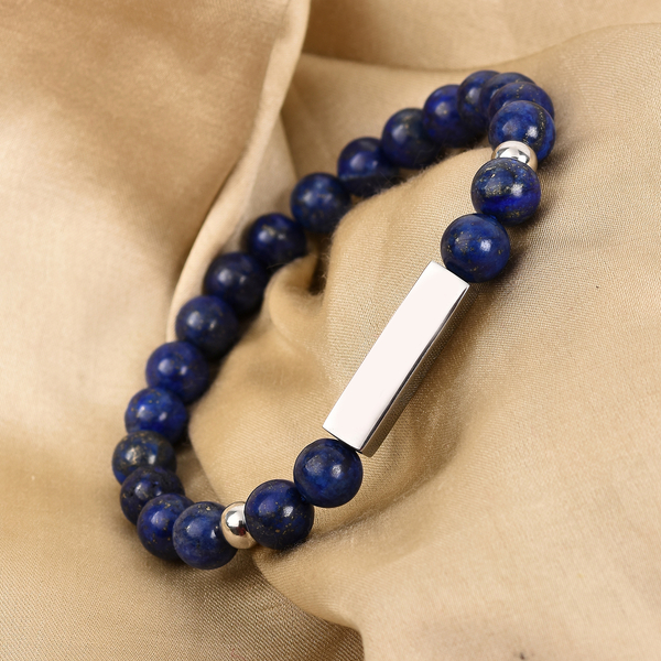 Lapis Lazuli Beaded Bracelet (Size 7) 115.00 Ct.