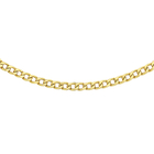 Hatton Garden Close Out 9K Yellow Gold Curb Necklace (Size 22) with Spring Clasp