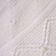 100% ACRYLlC Diamond Pattern Knit Scarf with Tassels and Beads (Size 150x56 Cm) - Beige