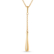 LucyQ Drip Collection - Pendant with Chain (Size 18 with 2 inch Extender) with Lobster Clasp in Yell
