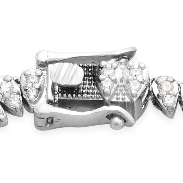 RHAPSODY 950 Platinum IGI Certified Diamond (Rnd) (VS-E-F) Necklace (Size 16.5) 5.00 Ct, Platinum wt 32.59 Gms.