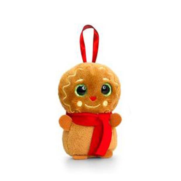 Keel Toys - Brown and Red Colour Cookieman Toy (Size 10 Cm)
