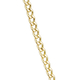 NY Close Out- Italian Made- 9K Yellow Gold Curb Necklace (Size - 20) with Lobster Lock, Gold Wt 4.50 Gms.