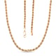 Hatton Garden Close Out Deal- 9K Yellow Gold Rope Chain (Size - 20) With Lobster Clasp, Gold Wt. 3.40 Gms