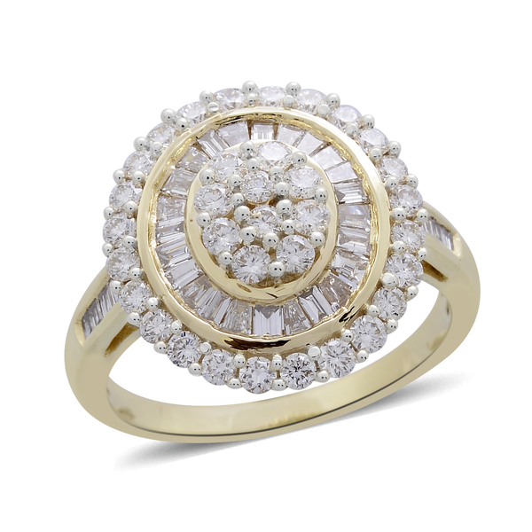 ILIANA 2 Carat Diamond Halo Ring in 18K Gold 5.79 Grams IGI Certified SI GH
