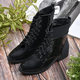 Patent Ankle boots with Side Zipper (Size 3) - Black