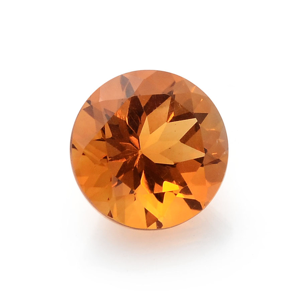Madeira Citrine (Rnd 8 mm Faceted 2A) 1.390 Ct.