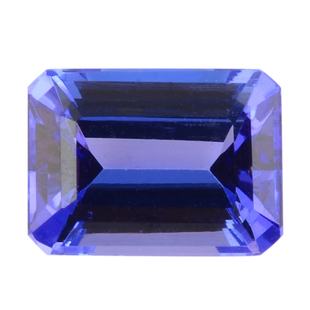 AAAA Tanzanite Octagon 8x6mm Faceted 2.00 Ct