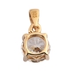 Lustro Stella 14K Gold Overlay Sterling Silver Pendant Made with Finest CZ 1.820 Ct.