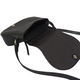 ASSOTS LONDON Carmel 100% Genuine Leather Handbag with Magnetic Closure and Shoulder Strap (Size 23x20x6Cm) - Black