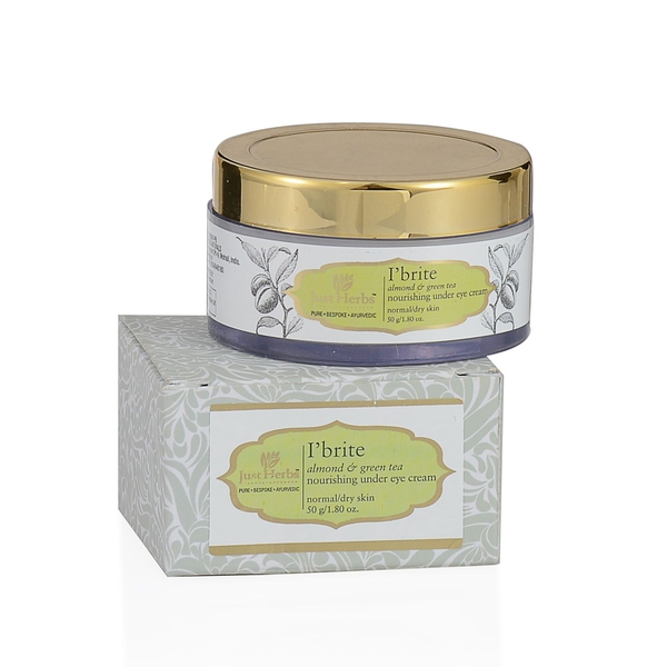 (Option 1) Just Herbs I brite Almond & Green Tea Eye Cream (50g)