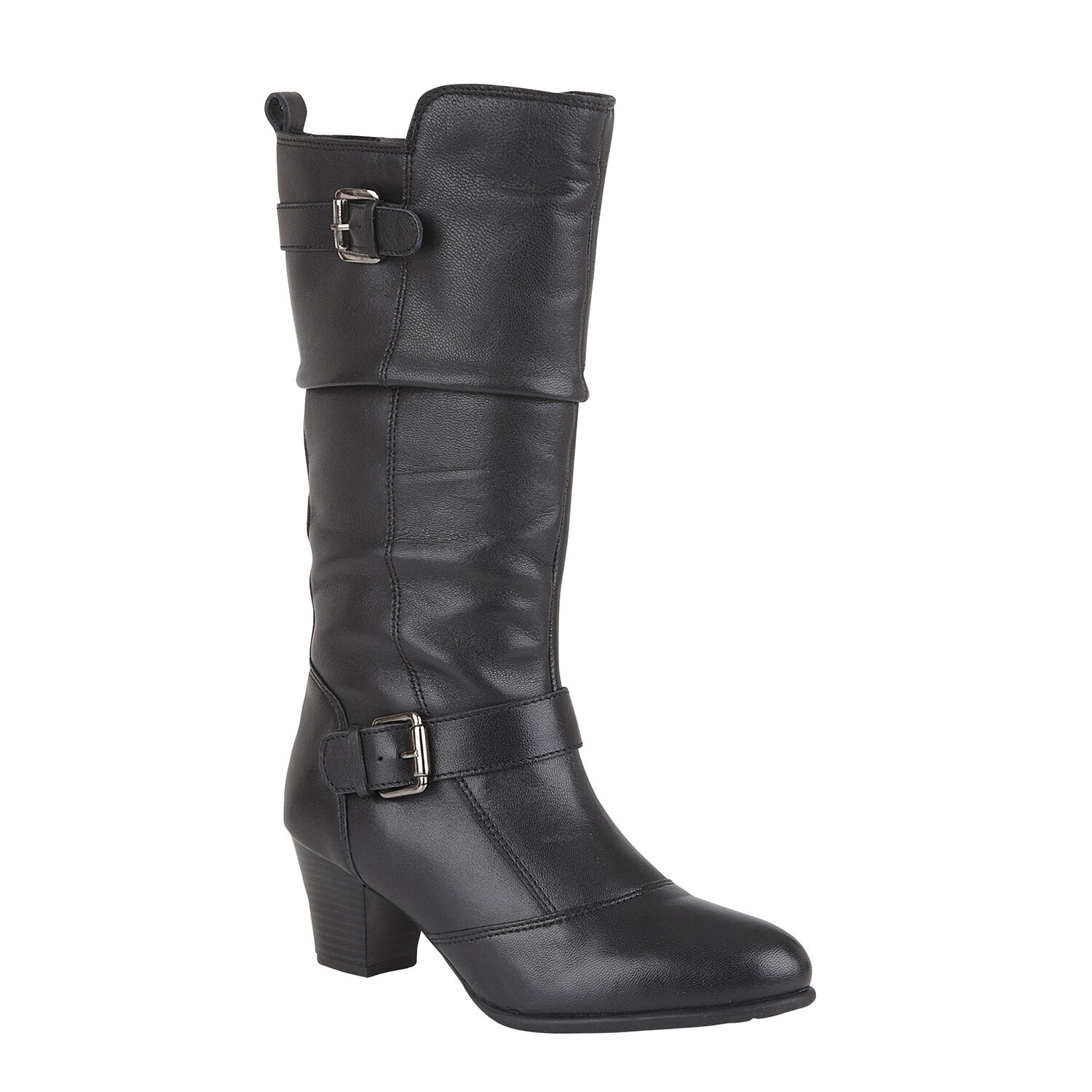 Lotus Miriam Leather Mid Calf Boots (Size 7)