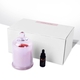 The 5th Season - Glass Cover with Red Agate Gemstone and 10ml Essential Oil in Gift Box (Fragrance E