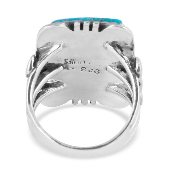 Santa Fe Collection - Turquoise Ring in Sterling Silver 2.000 Ct.