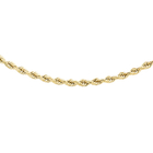 Italian Made  - 9K Yellow Gold Rope Necklace (Size - 20) with Lobster Clasp, Gold Wt. 3.30 Gms